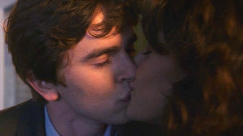 Shaun and Lea's first kiss