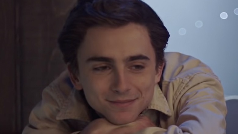 Timothee Chalamet in "Tiny Horse" on SNL