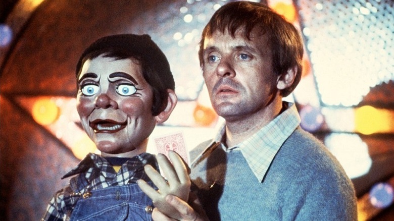 Anthony Hopkins with dummy