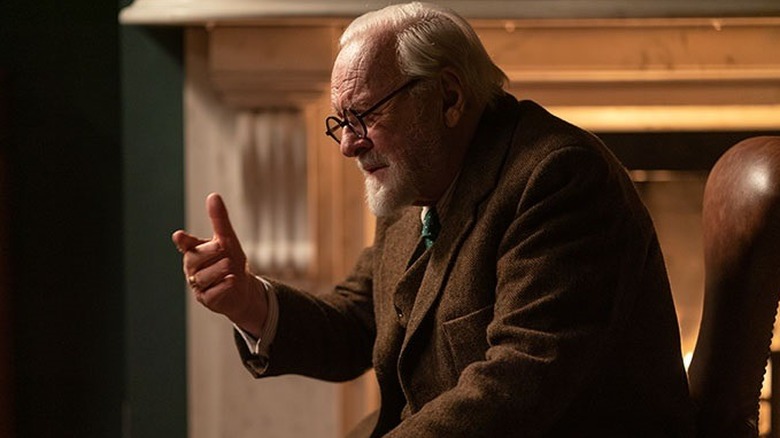 Anthony Hopkins as Sigmund Freud in "Freud's Last Session" (2023)