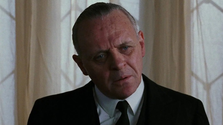 Anthony Hopkins looks concerned