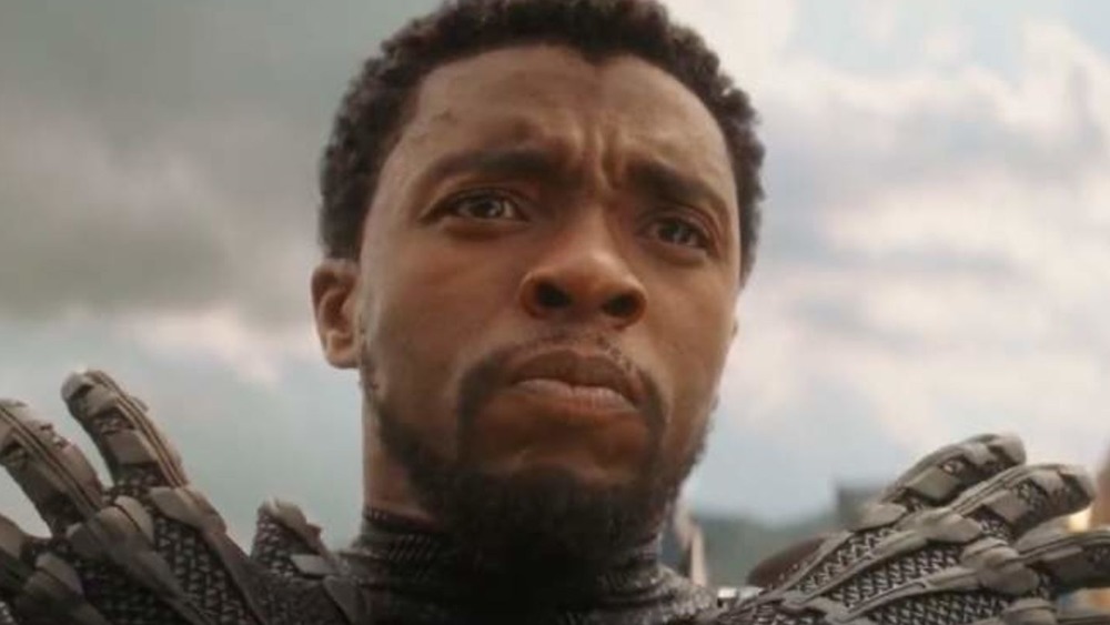 Chadwick Boseman Black Panther arms crossed