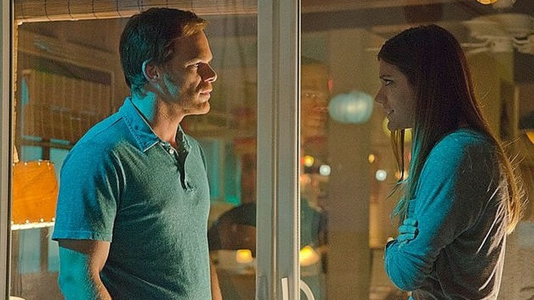 Dexter and Deb converse