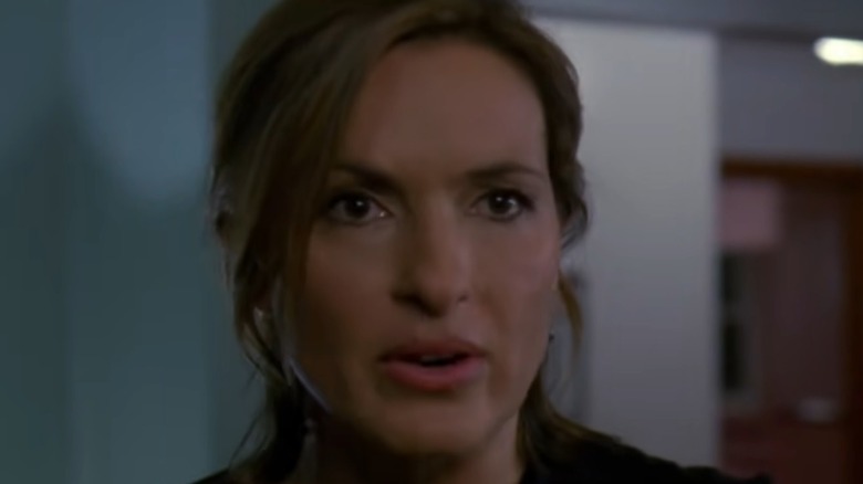 Olivia Benson looking annoyed