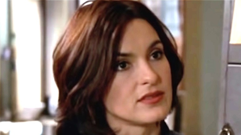 Olivia Benson listening intently