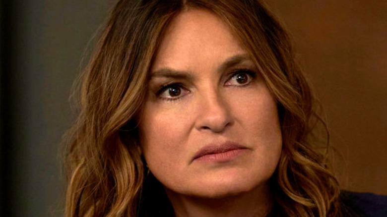 Olivia Benson looking annoyed