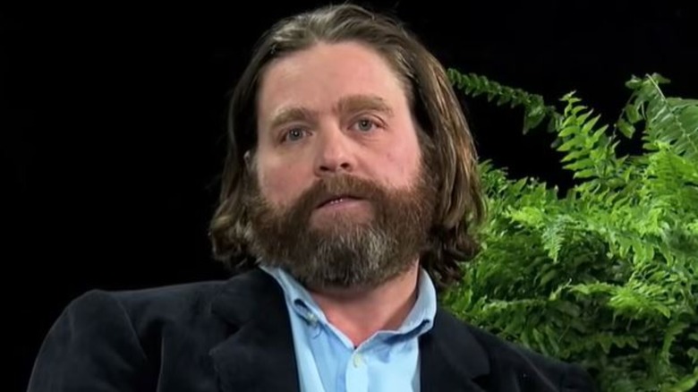 Zach Galifianakis staring