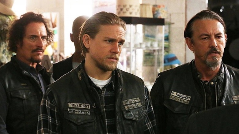 The bikers in Sons of Anarchy