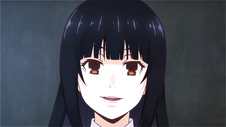 Yumeko on her first day of school