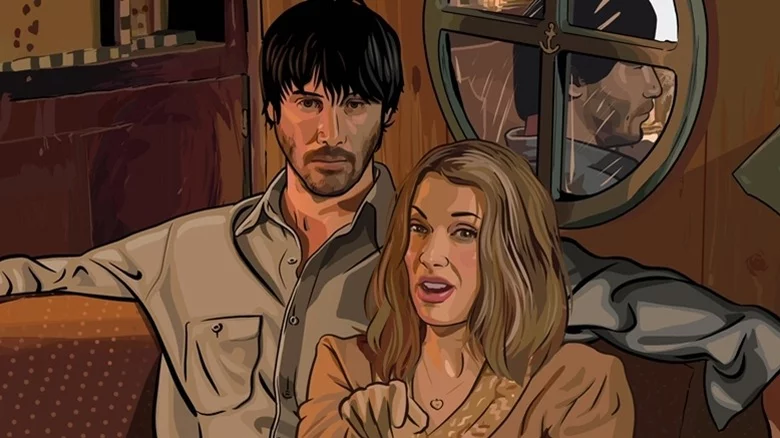 4. Bob Arctor in A Scanner Darkly Keanu Reeves plays a futuristic undercover cop when the world has lost its war on drugs. Keanu's tone and pacing give Bob a great character arc in this animated film.