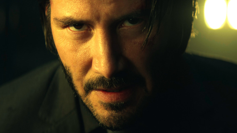 John Wick glaring