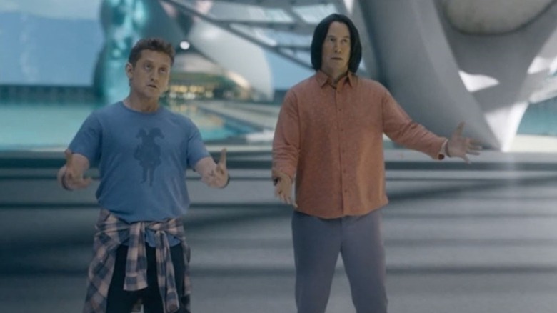 Bill and Ted try to preach excellence