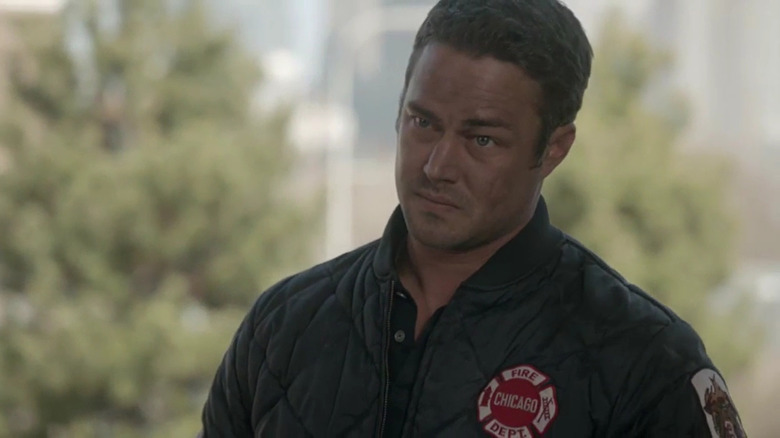 Severide covered in soot