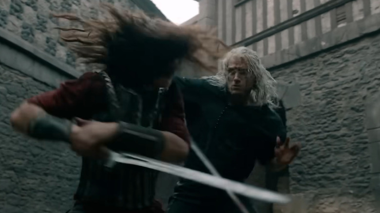 Renfri and Geralt