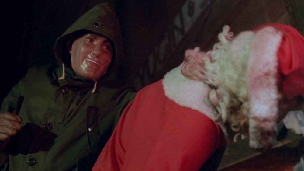 Masked Man with Santa