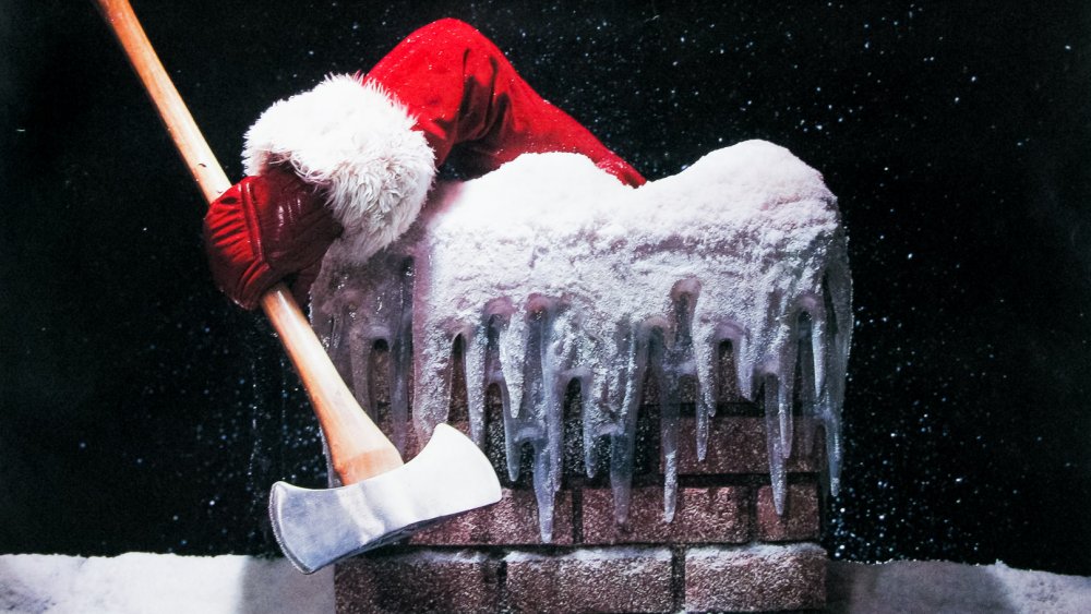 Santa chimney with ax