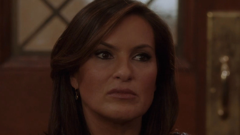 Olivia Benson pursing lips in Law & Order: SVU