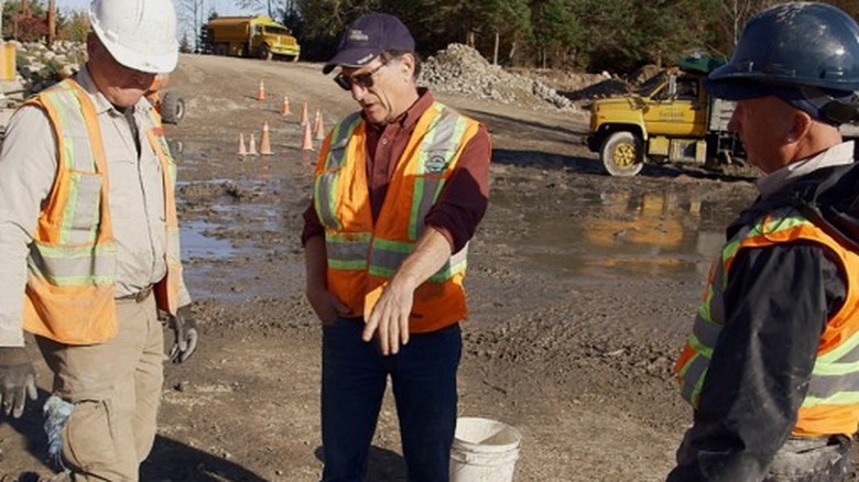 Marty Lagina directing workers