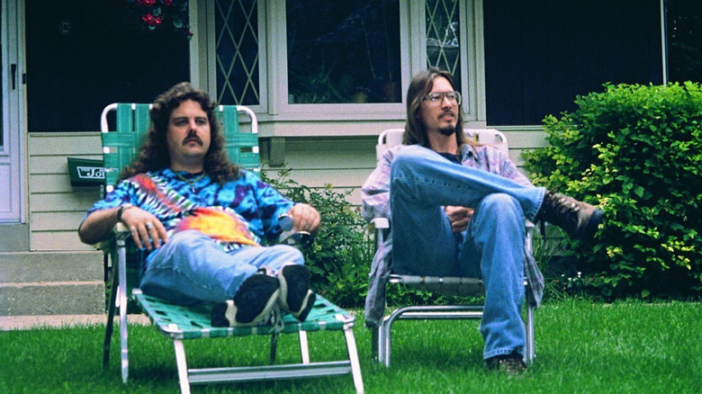 the filmmakers sitting on chairs
