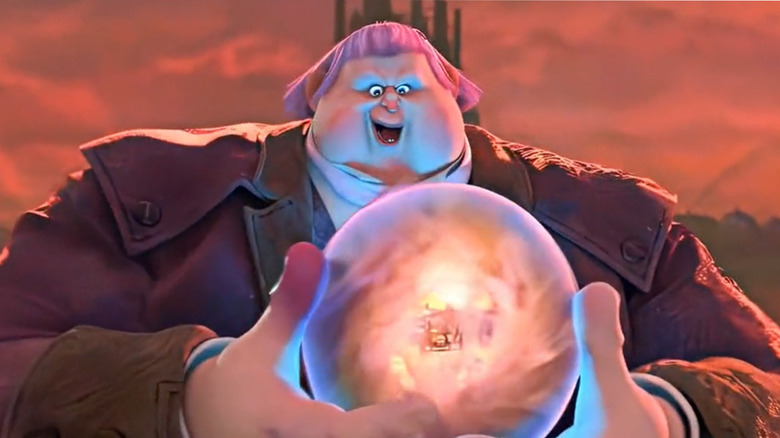 Big Jack harnessing crystal ball