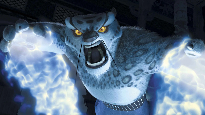 Tai Lung with lightning fists
