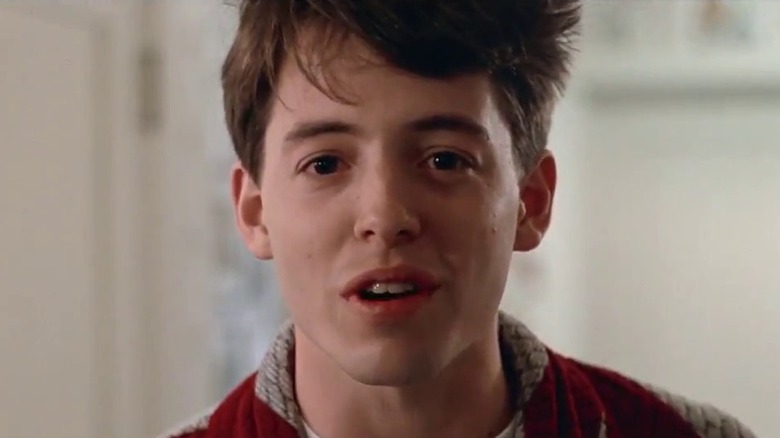 Ferris tells the audience to scram in "Ferris Bueller's Day Off" (1986)