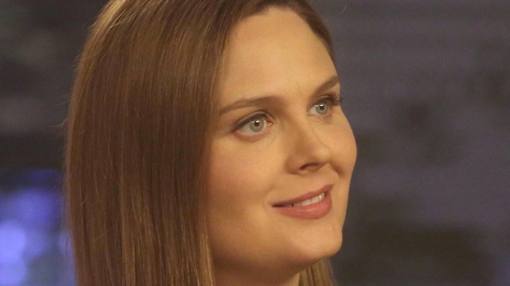 Brennan smiling on Bones