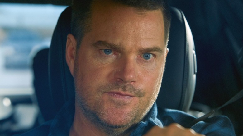 Chris O'Donnell driving in NCIS: Los Angeles