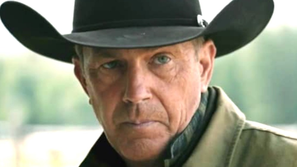 Kevin Costner black cowboy hat