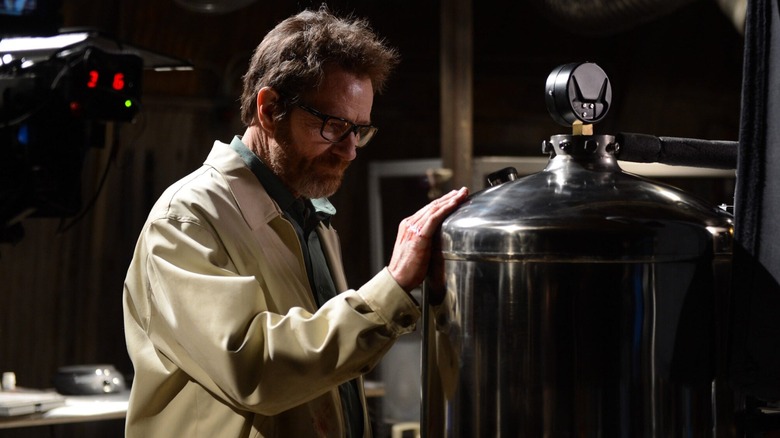 Walter White in lab