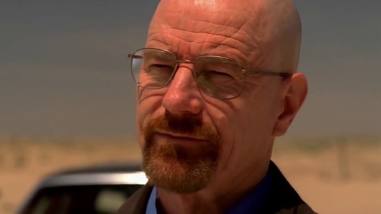 Walter White smirking