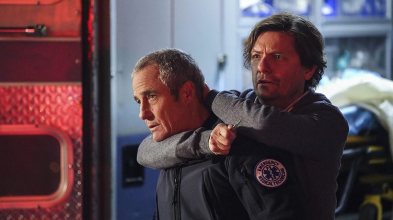 James Urbaniak (right) as Owen Quinn in s13e22 "Believer"