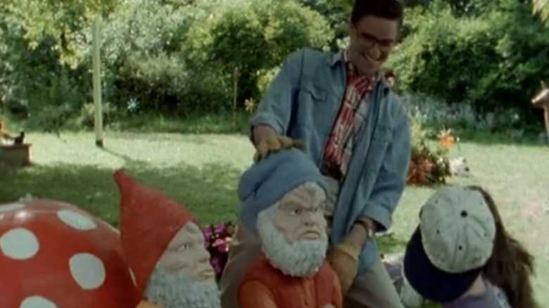 Peter Keleghan celebrating in Goosebumps
