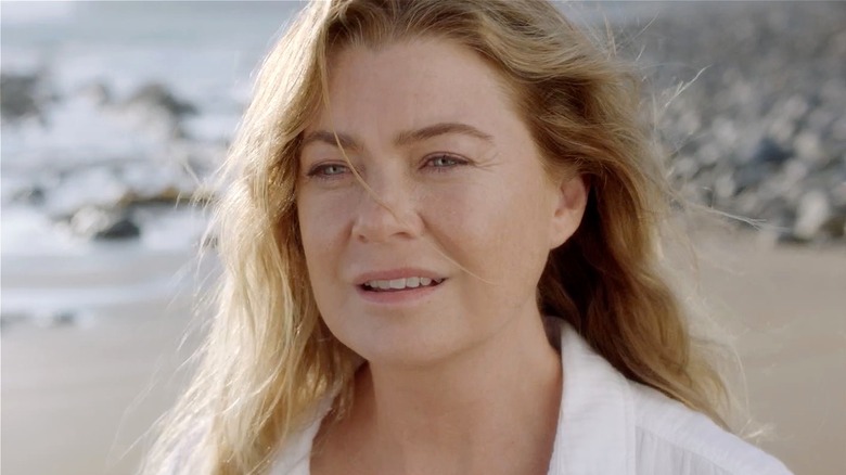 Meredith Grey looks ahead