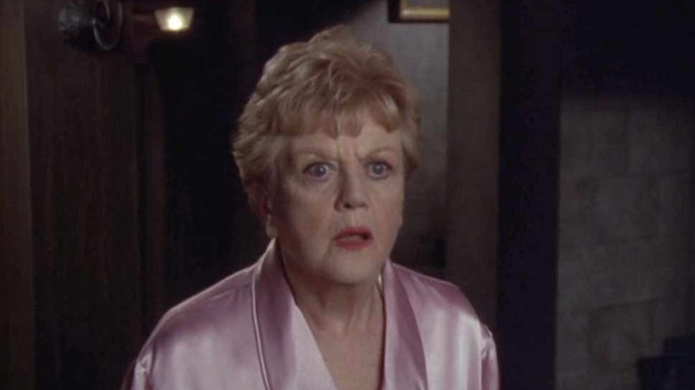 Jessica Fletcher startled in Murder, She Wrote
