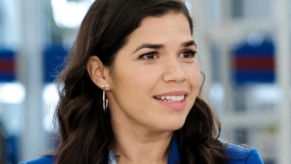 Superstore America Ferrera in close-up