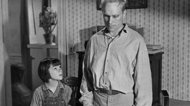 Boo Radley in To Kill a Mockingbird Boo Radley was considered a maniac by many who only used to come out of his house after dark. The children in the neighborhood were scared of him and perceived him as some ghost. But when Radley came to save the kids as a mystery man, the movie's message was remembered to the audience to never judge a book by its cover.