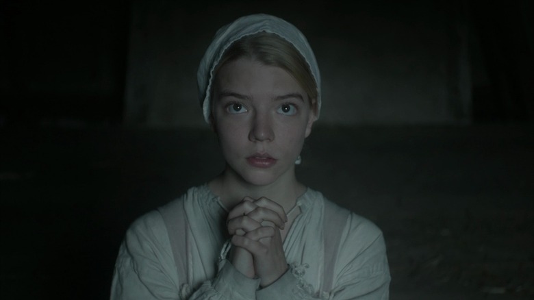 Thomasin praying in The Witch