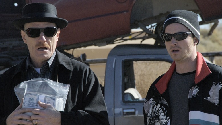 Walt staring in Breaking Bad