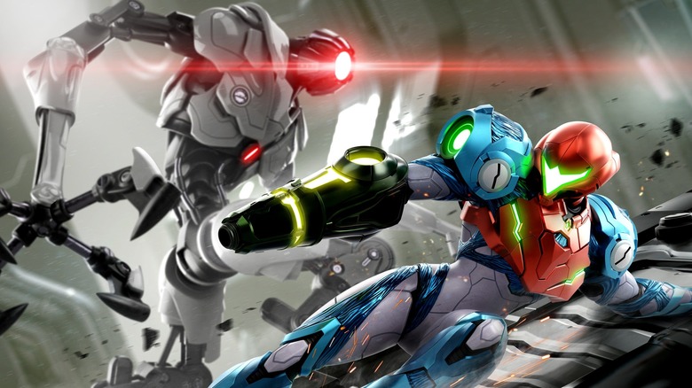 metroid dread samus in action
