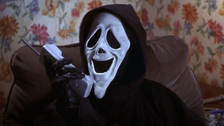 Ghostface laughing