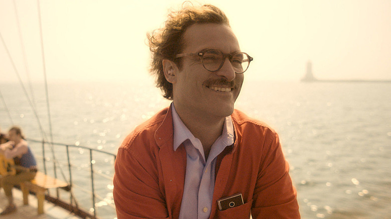 Joaquin Phoenix smiling