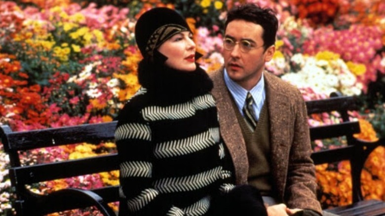 Dianne Wiest sitting with John Cusack