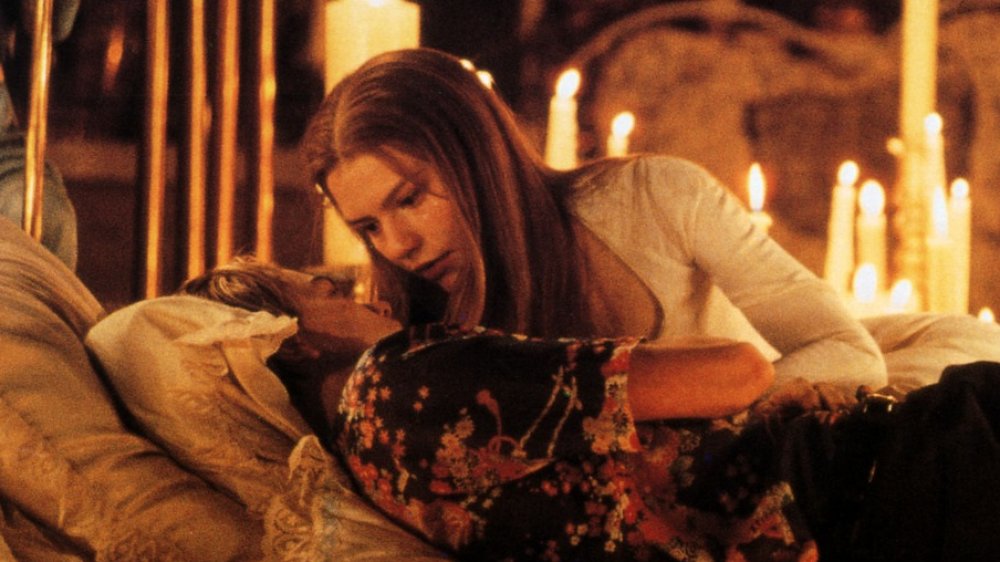 Leonardo DiCaprio as Romeo, Claire Danes as Juliet in Romeo + Juliet