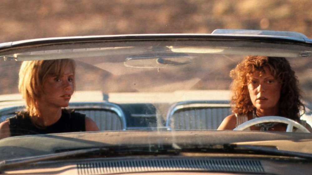 Geena Davis as Thelma and Susan Sarandon as Louise in Thelma & Louise