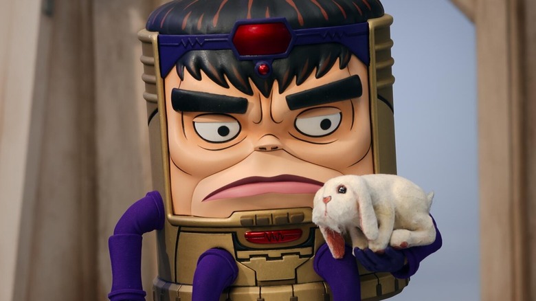 Modok holding bunny