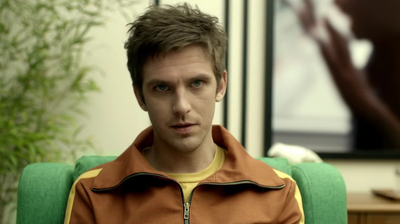 David Haller sitting in a chair