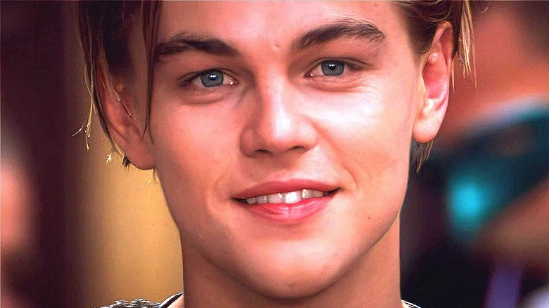 Leonardo DiCaprio smiling