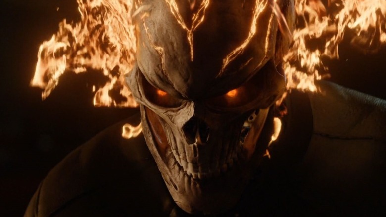 Ghost Rider glaring