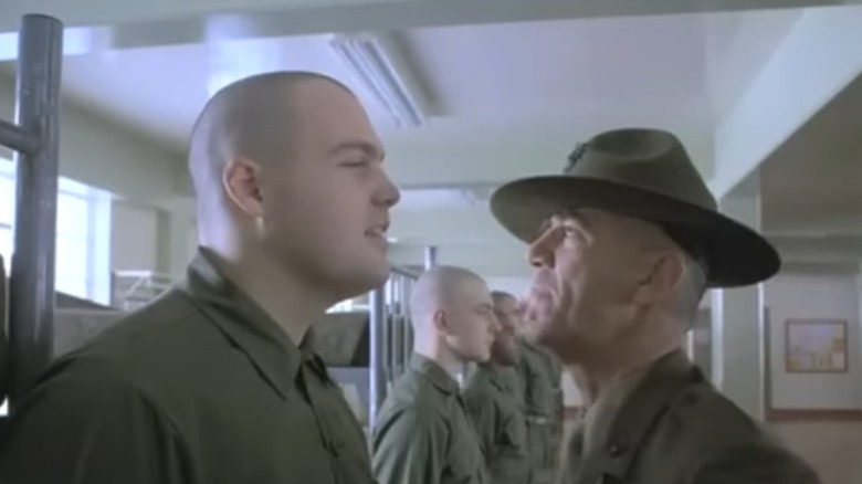Sgt. Hartman yelling at Leonard